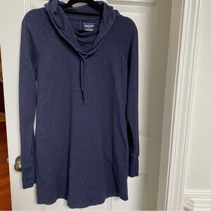 Tek Gear Women’s Dark blue Hoodie dress,  Sz M, Gently loved used condition